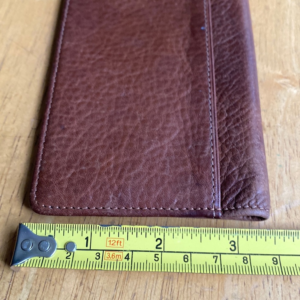 Fossil Leather Extra Part For Wallet Brown Used I… - image 8